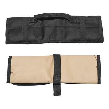 

Chef Knife Bag Roll Bag Carry Case bag Kitchen Portable Storage 10/21 P ockets Black Coffee