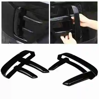 

6Pcs Front Fog Lamp Cover Trim for Land Rover Discovery 5 2017-2018 Black ABS Plastic Car Styling Fog Lamp Trim