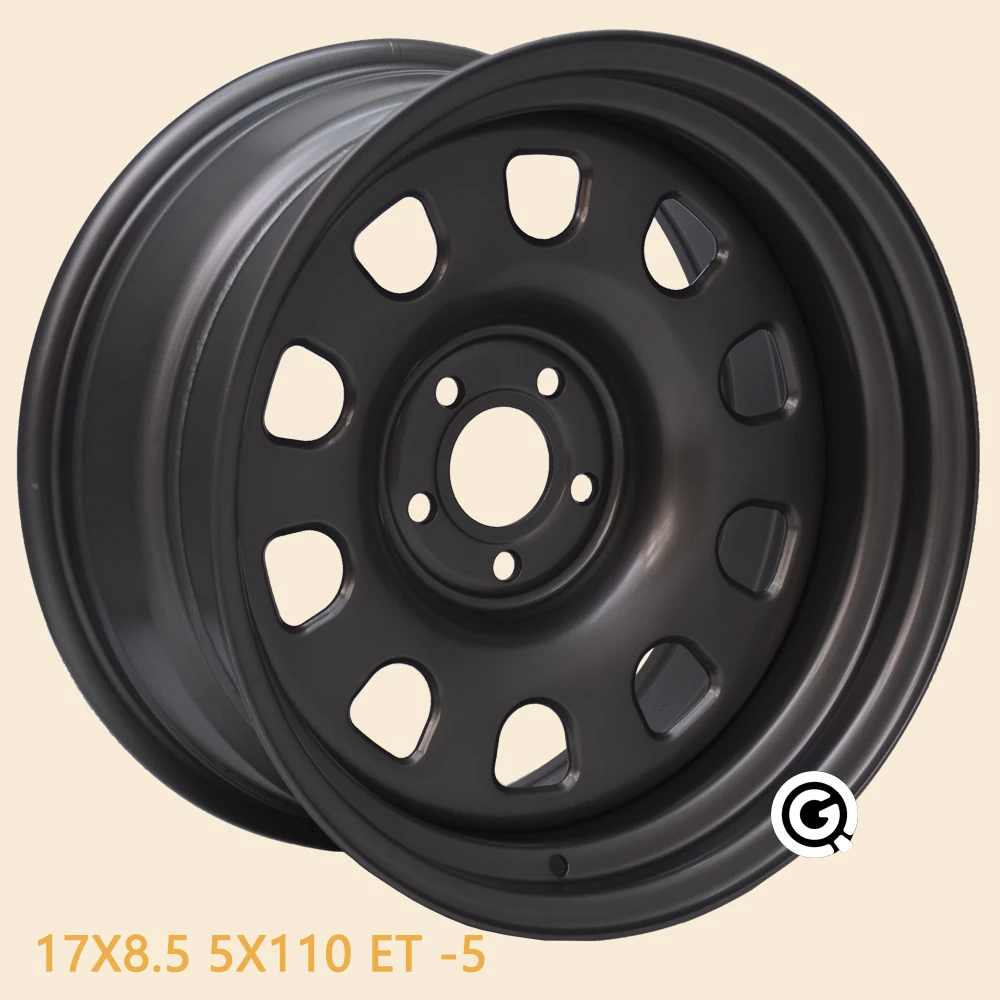 17 дюймовые стальные колеса 17X8.5J 5 отверстий 5X110 офсет компасов автомобильные