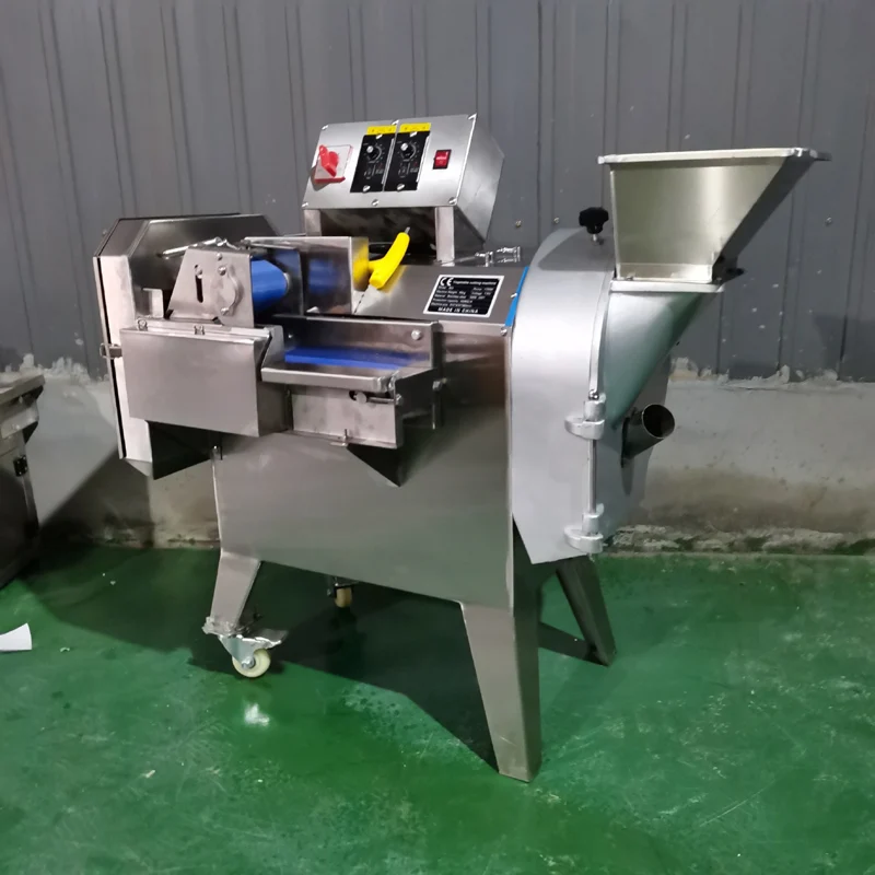 

Электрическая машина для резки овощей с двойной головкой, новая модернизированная коммерческая машина для резки овощей и фруктов