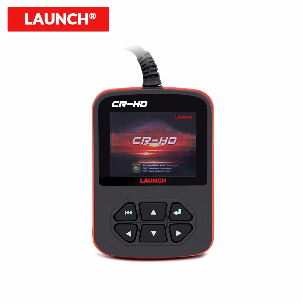 LAUNCH Creader CR-HD OBD2 сканер сверхмощный Автомобильный сканер 100% Оригинальный Launch X431 Creader CR-HD считыватель кодов OBD LAUNCH Creader CR-HD OBD2 сканер сверхмощный Автомобильный сканер 100% Оригинальный Launch X431 Creader CR-HD считыватель кодов OBD