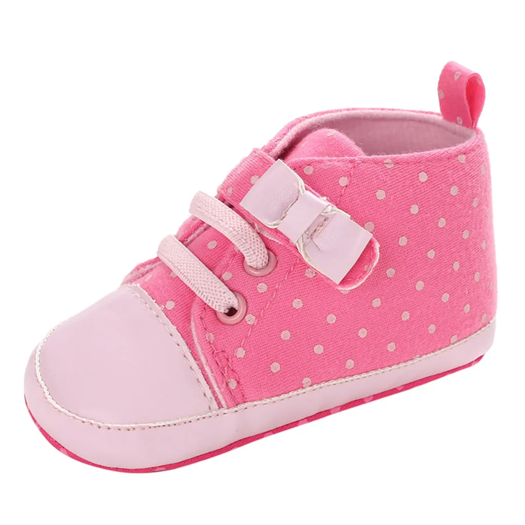 Hot Pink 2 Зимняя обувь для малышей; классическая парусиновая обувь с героями мультфильмов; милые кроссовки с мягкой подошвой для первых шагов; обувь для новорожденных мальчиков и девочек;#8 - Цвет: Hot Pink 2