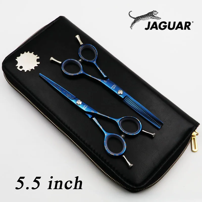 1 set add case 5,5/6 дюймов Профессиональные Парикмахерские Ножницы Набор для резки+ филировочные Парикмахерские ножницы Высокое качество индивидуальные черные стили - Цвет: 1 set add case