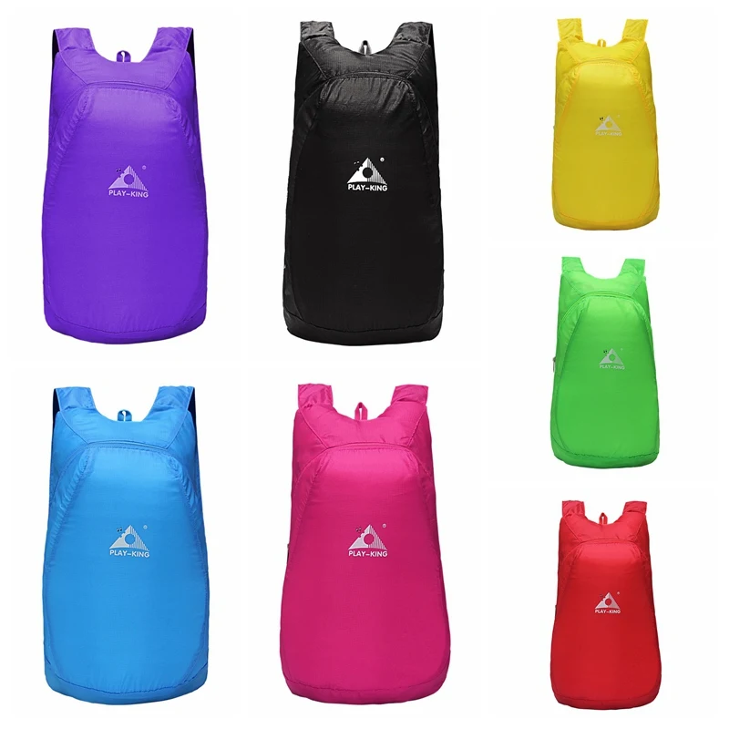  Lightweight Nylon Foldable Backpack Waterproof Backpack Folding bag Ultralight Outdoor Pack for Wom