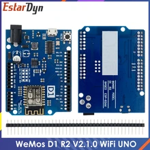 Wemos d1 r2 wifi uno baseado esp8266 para arduino nodemcu compatível