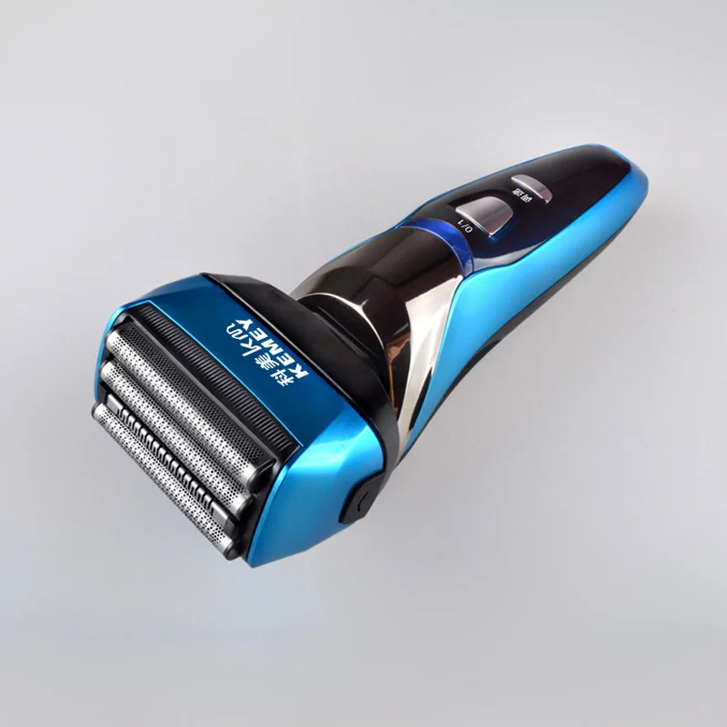 Возвратно-поступательная электробритва для мужчин, 3D плавающий бритвенный станок с четырьмя лезвиями, Водонепроницаемая бритва, перезаряжаемый триммер для бороды 38D