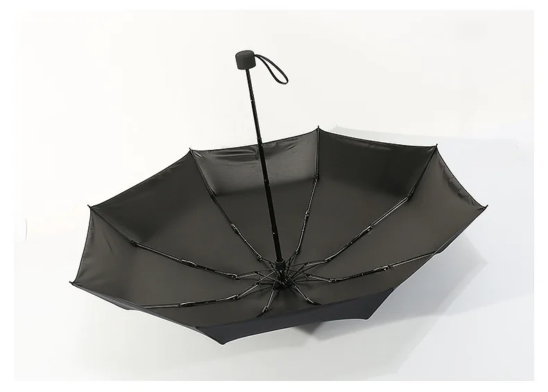 Currently Available Ultra-Light Vinyl Folding Five-fold Umbrella Customizable Mini kou dai san UV-Protection Parasol