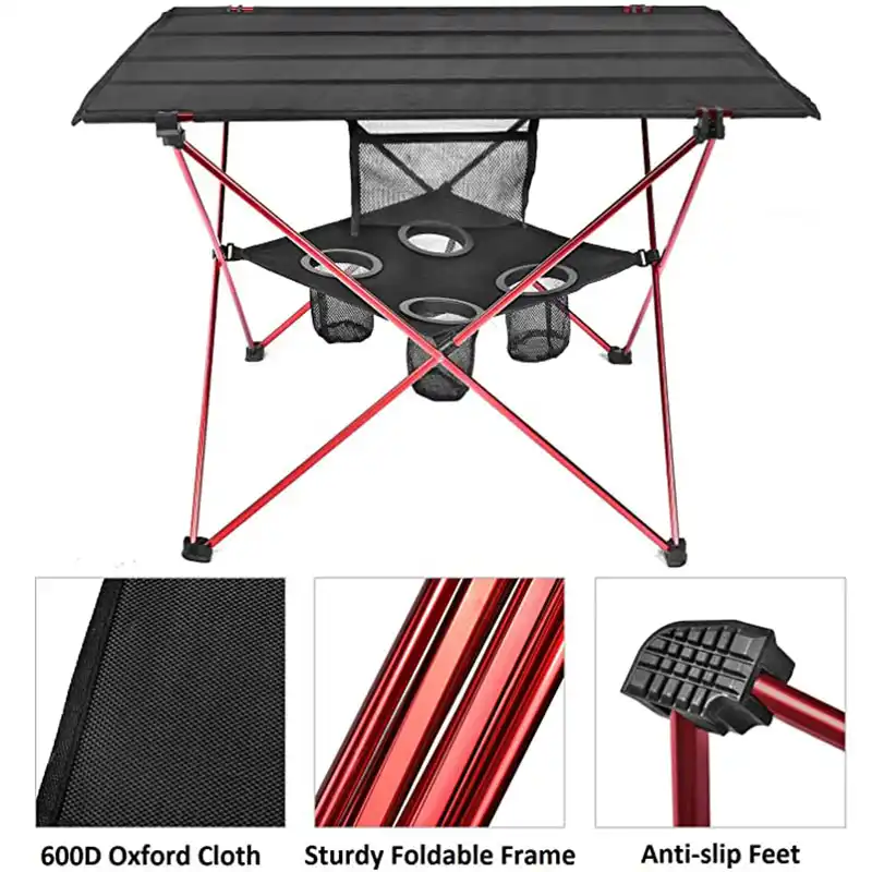 canvas camping table