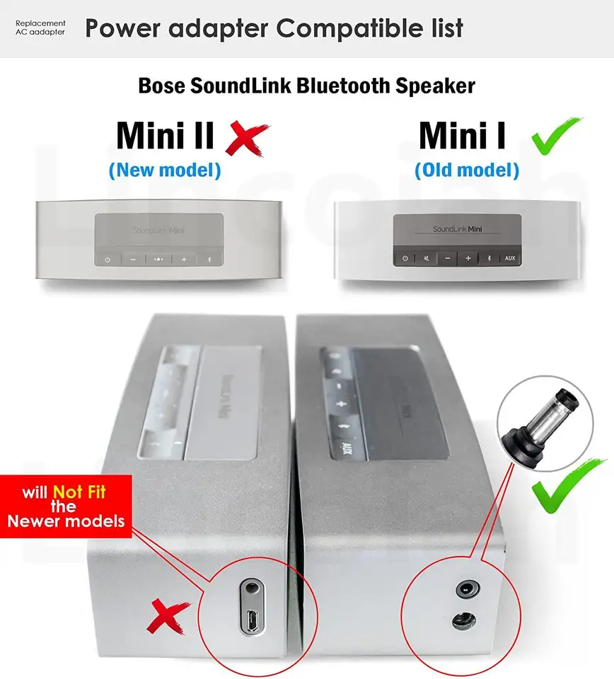 Bluetoothスピーカーフォン用電源アダプター,2シリーズ,ミニBluetooth