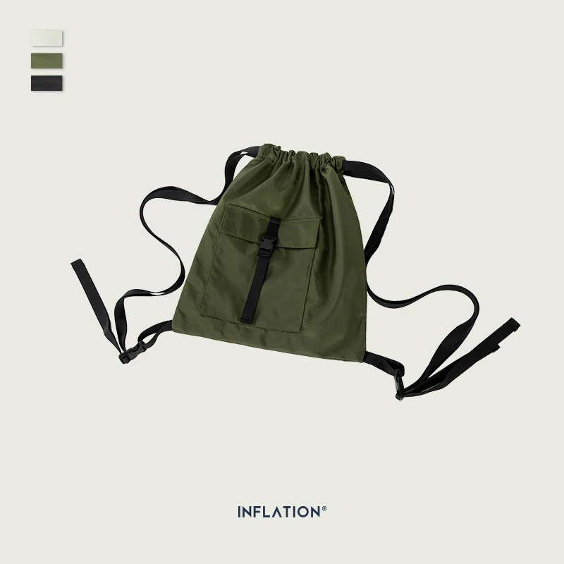 Мужская Дорожная сумка с дизайном INFLATION, однотонная мужская сумка через плечо, Мужская женская спортивная сумка на плечо 249AI2019 - Цвет: Army Green