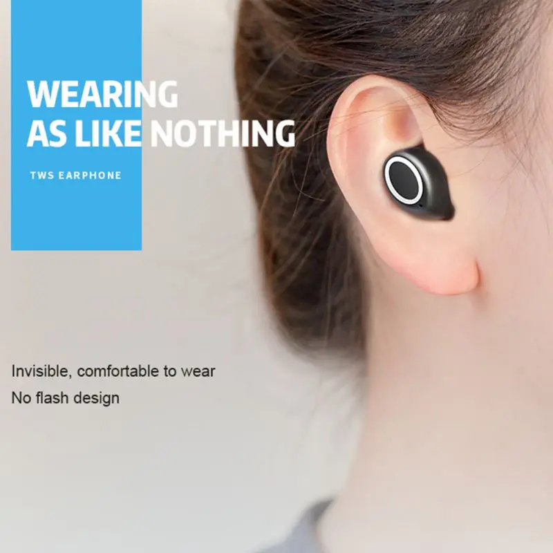 New Bluetooth 5 0 Earbuds With Charging Case TWS Wireless Sports Touch Earphone Built in HD Microphone