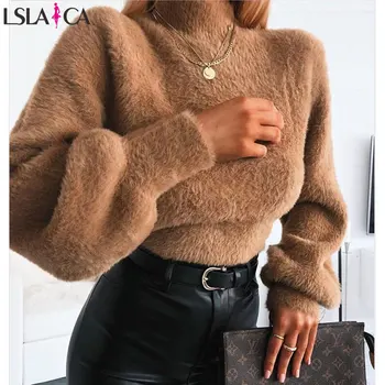 

New womens tops and blouses long sleeve solid color turtleneck casual blouse women office party wild womens clothing winter