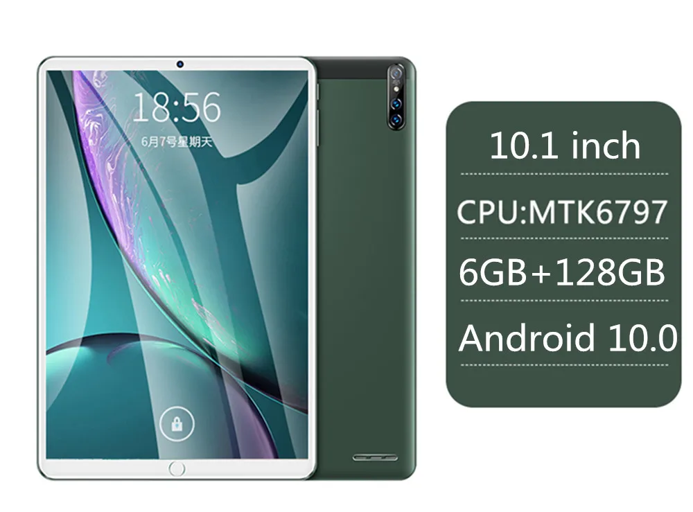 2021 New Tablet Matepad Pro 10.1 Inch 6GB+128GB Big Memory 4G Calling Tablet Wifi Full Screen Android 10-core 4G Dual SIM Card