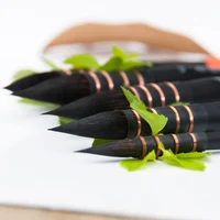 ArtSecret High-Grade Anti-Drop Squirrel Hair Watercolor Painting Brush 1PC Black&Red Fat Mop Hook Pen Round Head  65RPY 2