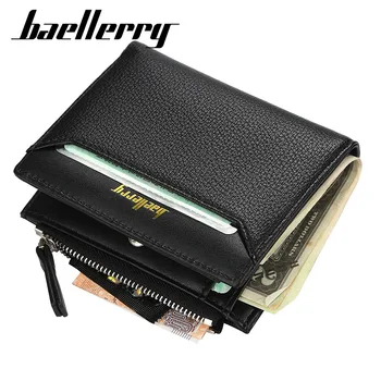 

Fashion Men Wallets Small Wallet Men Money Purse Coin Bag Zipper Short Male Wallet Card Holder Slim Purse Pocket Wallet Clutch