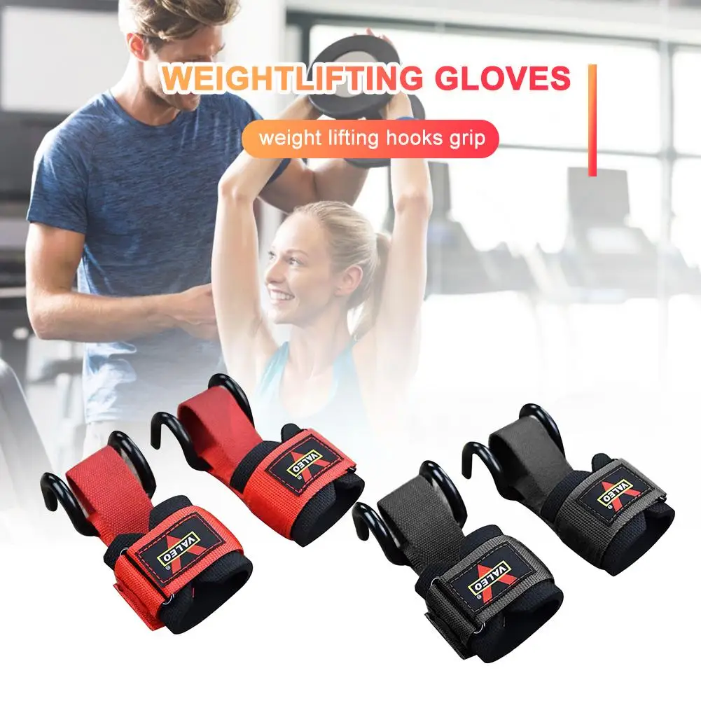 1 пара крючков для тяжелой атлетики ремни на запястье перчатки Аксессуары для фитнеса тренировочные ремни для тренажерного зала крючки для тяжелой атлетики
