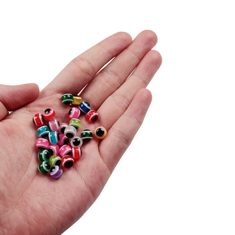 Fish Eye Fishing Beads Mixed Color DIY Kit 50pcs 4/6/8mm
