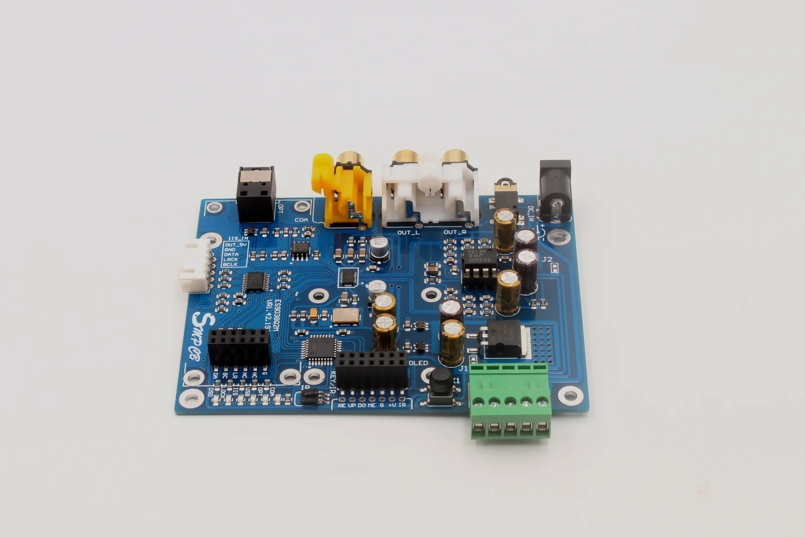 B38 ES9038 ЦАП DSD декодер плата поддержка IIS DOP 384 кГц DSD512 Bluetooth 5,0