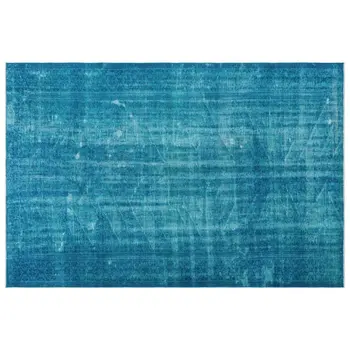 

Handmade Turquoise Vintage Overdyed Turkish Area Rug 175x258 Cm-5'9''X8'6''