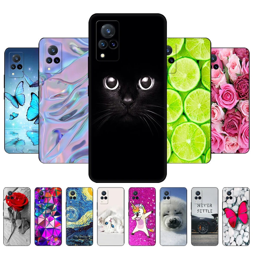 Per Vivo V21 Custodia Per Vivo V21E 4G Custodia Morbida Custodia Posteriore In Silicone Custodia Per Telefono Per Vivo V 21 E Vivo V21 4G 5G Paraurti 