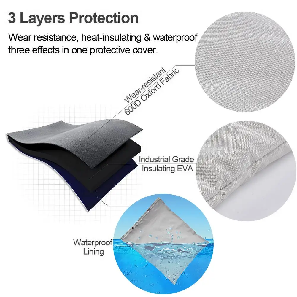 Winter Ink Pipe Insulation Bag Gardening Backflow Overflow Insulation Cover For Winter Tube Protection