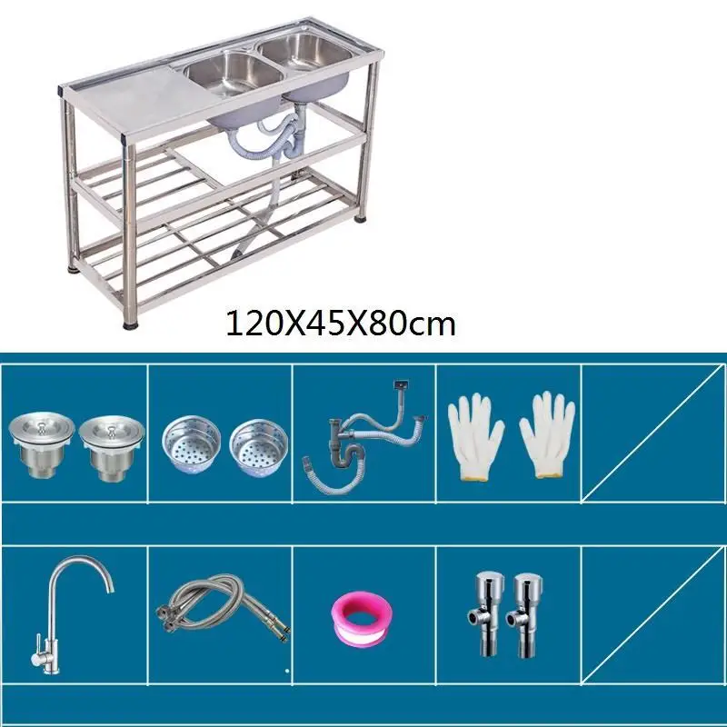 Portatil Zlewozmywak Gootsteen Afwasbak Umywalka Evier De Cuisine Lavabo Cuba Fregadero Pia Cozinha мойка для овощей - Цвет: Version E