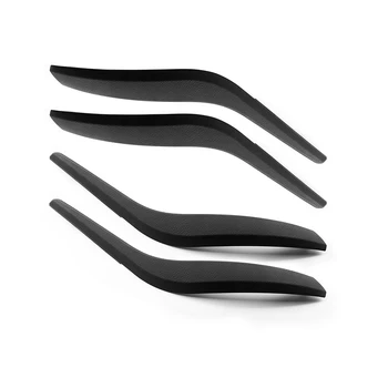 

Car Interior Inner Door Panel Handle Pull Trim Cover for BMW X1 E84 2010-2016 Car Accessories(Black)