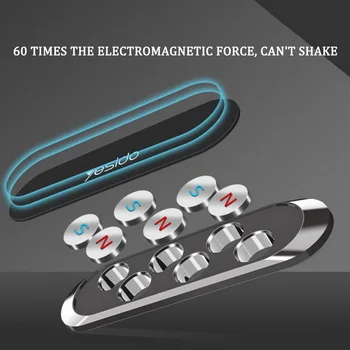 

Yesido C55 Mini Strip Shape Magnetic Car Phone Holder Stand For Samsung Xiaomi Wall Metal Magnet GPS Car Mount Dashboard