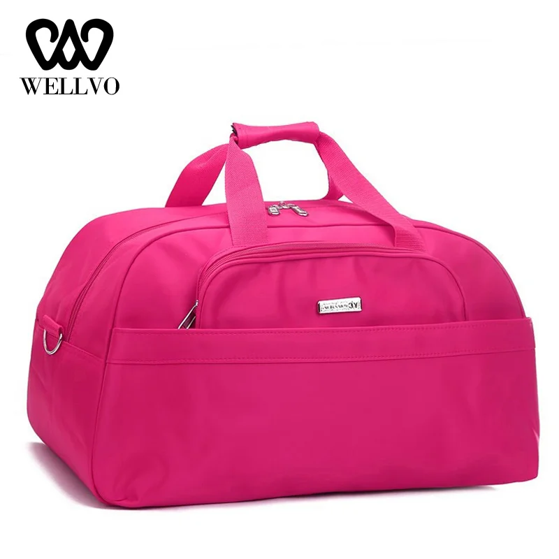 

Women Travel Bag Waterproof Duffle Hand Luggage Shoulder Bag Female Overnight Bags Multifunctional Big Traveling Bolsas XA796WB