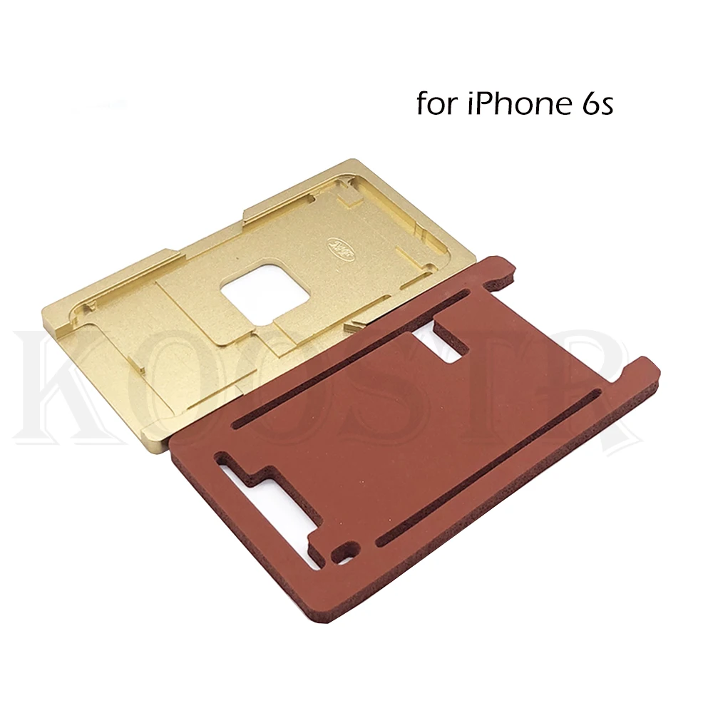 Силиконовый ламинированный черный резиновый коврик lcd форма для iPhone 8 7 6s 6 Plus XS Max XR Ремонт сенсорного ЖК-экрана - Цвет: for iPhone 6S
