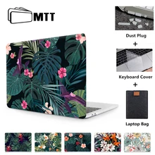 MTT чехол для ноутбука Macbook Pro retina 13 15 с сенсорной панелью тропические растения чехол для macbook Air 11 13 12 дюймов Funda