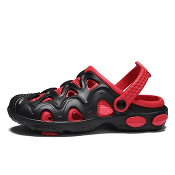 

2020 New Comfort Beach Sandals Summer Croc Shoes Man Sandal Clogs Crocks Man Shoes Red Black Slides Slippers Casual Jelly Shoes