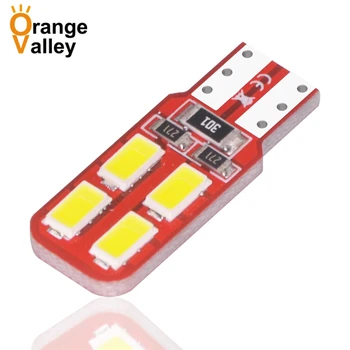 

100PCS Super Bright T10 194 W5W 168 8 SMD LED 5630 Car Auto Clearance Lights Reading Light Interior Lighting Bulb DC 12V