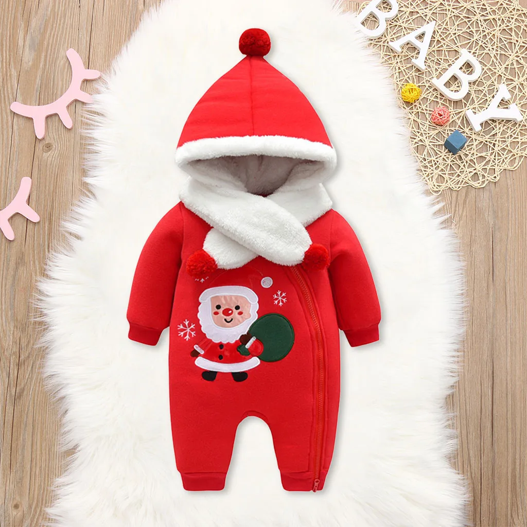 Одежда для новорожденных, Рождественский комбинезон с надписью для маленьких мальчиков и девочек, боди, одежда для малышей A1