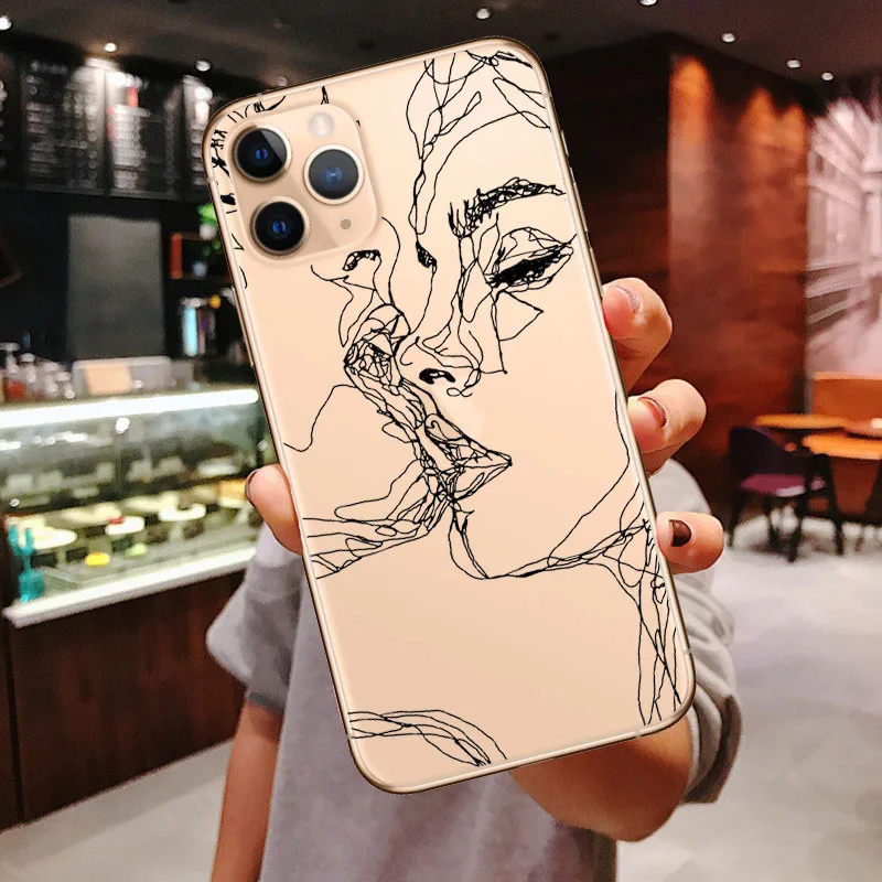 TPU Мягкий чехол для iPhone11 Pro Max X XR Xs Max 6 6s 7 8 Plus с рисунком маслом Gustav Klimt - Цвет: TPU