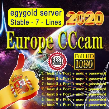 

Europe's newest and most stable egygold Cccam 7-wire WIFI full HD egygold server supports Spain Italy satellite TV receiver