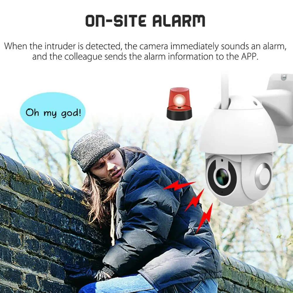 5X зум WiFi PTZ IP камера панорамирование наклона 1080P HD Безопасности IP ИК камера ночного видения наружная скорость Купол беспроводная видеокамера с Wi-Fi