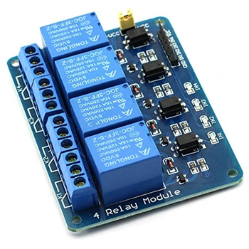 

ShenzhenMaker 5V 4-Channel Relay Module With Optocoupler