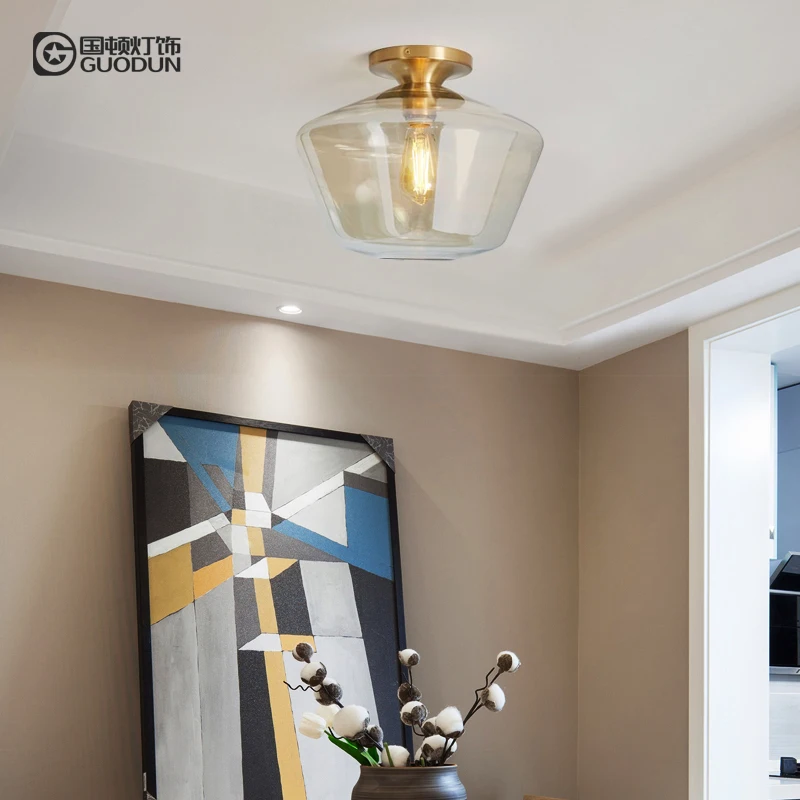 

Round metal pull-up creative ceiling lamp personality simple Nordic modern living room aisle dining room study bedroom lamp