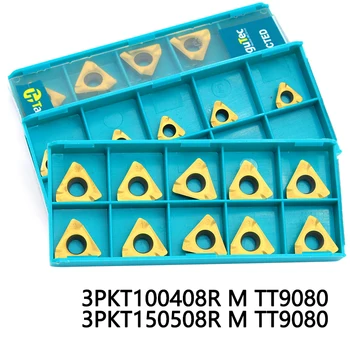 

3PKT100408R M TT9080 3PKT150508R M TT9080 Carbide Insert Lathe Milling Mill CNC Cutting Tool Cutter Face Milling Lathe Tools