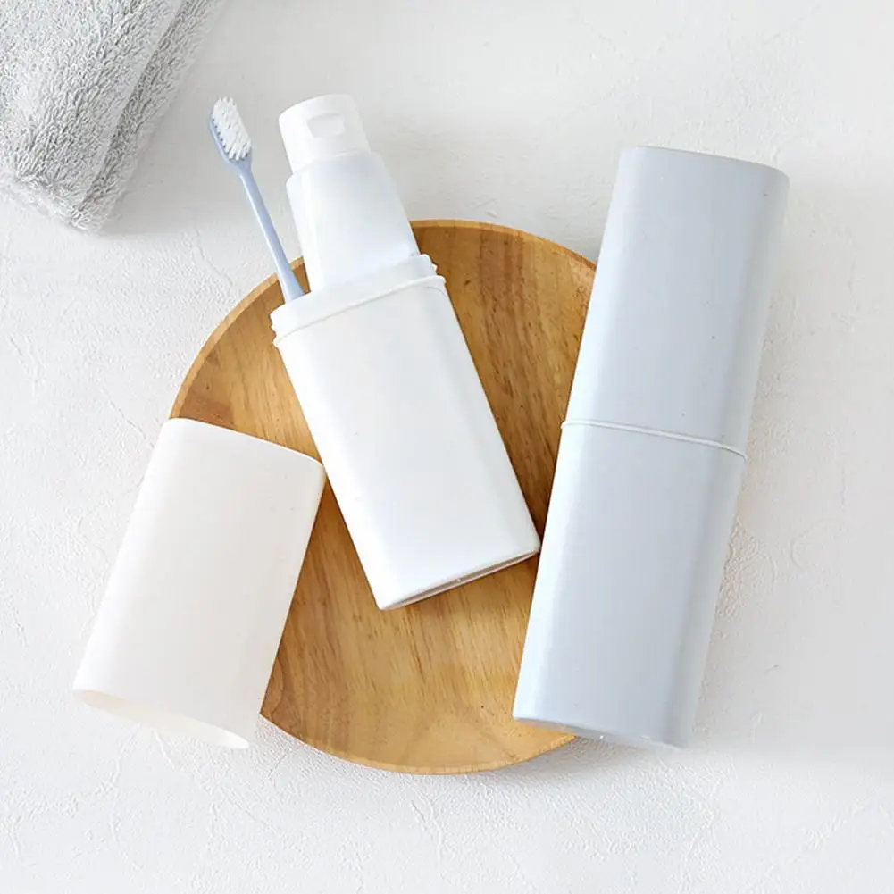 

Portable Travel Toothbrush Case Cover Toothpaste Holder Storage Organizer Box