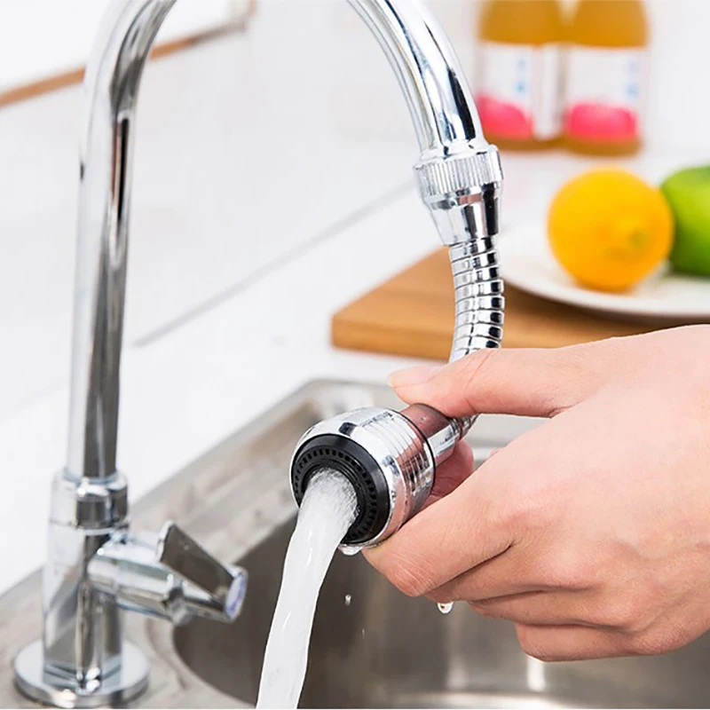 

Free Rotating Extended Faucet Aerator Diffuser Water Bubbler Shower Nozzle Tap Connector Splashproof Kitchen Accessory