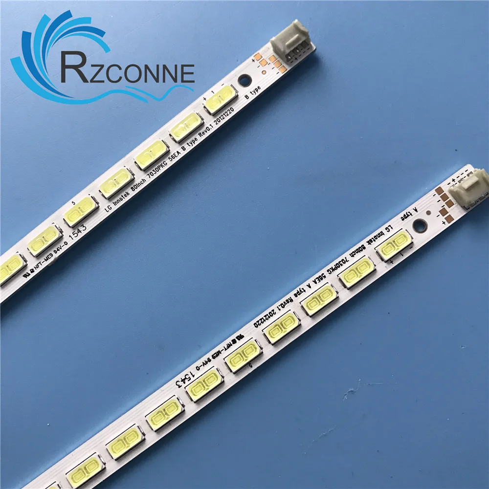 Lâmpada de Tira de Luz de Fundo Led para Sharp Innotek 80 7030pkg 56ea a tipo b Lc80c6500u 80le650u 80le657u 80le757u M801d-a3r - Imagem 6