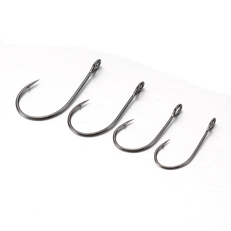 LTHTUG High carbon steel Fishing Single Hook Nickel Large Hole