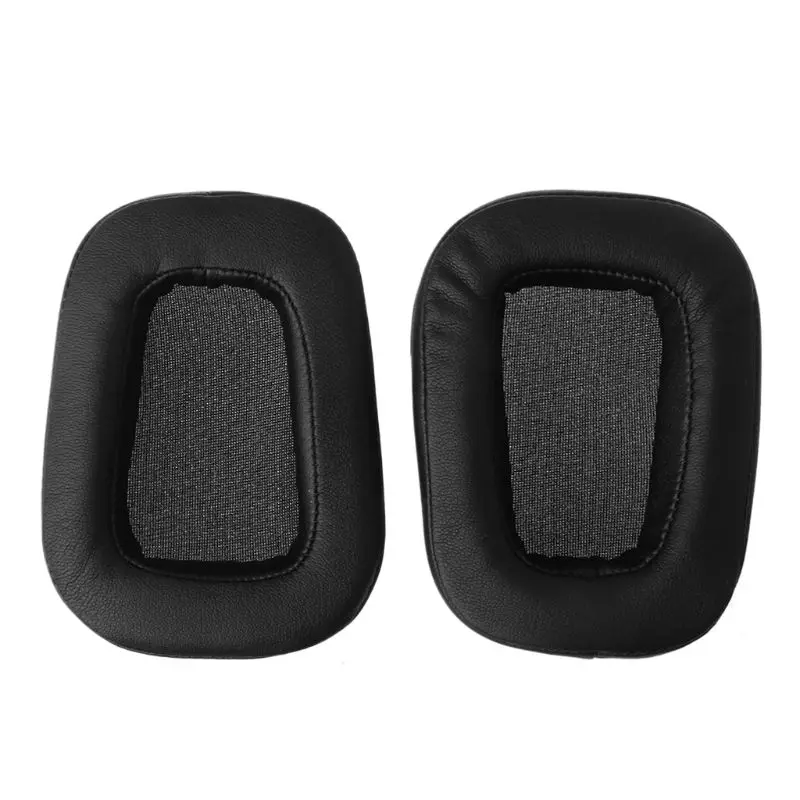 

1Pair Protein Skin Earpads Ear Cushion Replacement for logitech G933 G633 Artemis Spectrum Surround Gaming Headset Over Ear