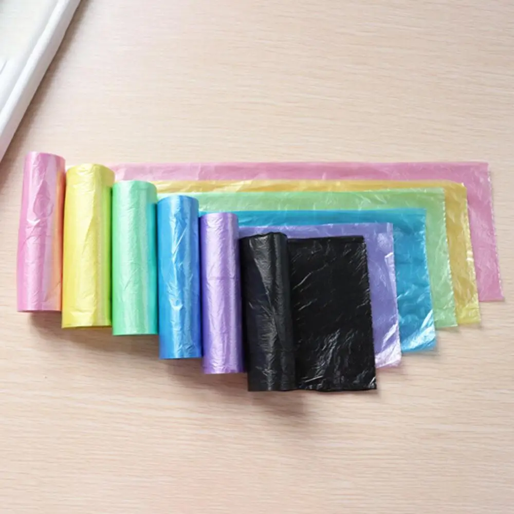 Disposable Garbage Bag Kitchen Rubbish Bags Plastic Trash-Bag Tools 5 Rolls 100pcs