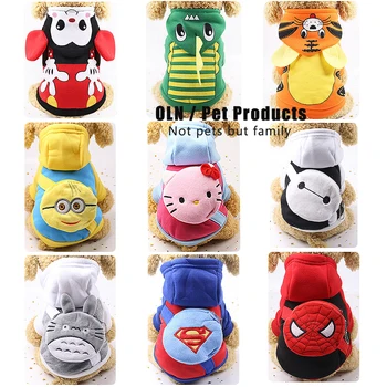 

Dog clothes hoodie backpack cute cartoon dog hoodie Warm pet cat clothes coat jacket bulldog Pet supplies dog sweatshirt