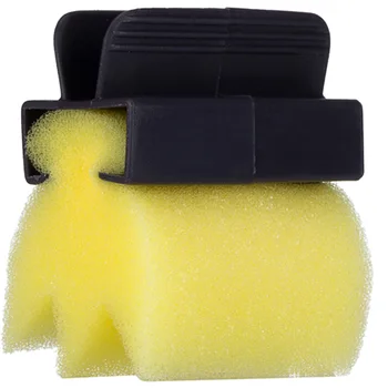 

3 Pcs Hair Salon Dyeing Coloring Application Brush Soft Sponge Cutting Neck Cleaning Tools