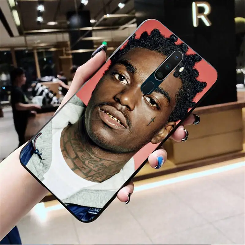 HPCHCJHM Kodak Black Rapper Black Soft Shell Phone Case Capa For Oppo A5 A9 2020 Reno2 z Renoace 3pro Realme5Pro