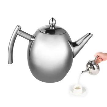 

1000/1500ML Stainless Steel Teapot Large Capacity Water Kettle Coffee Pot With Filter for Milk Oolong Tea Flower Dropshipping